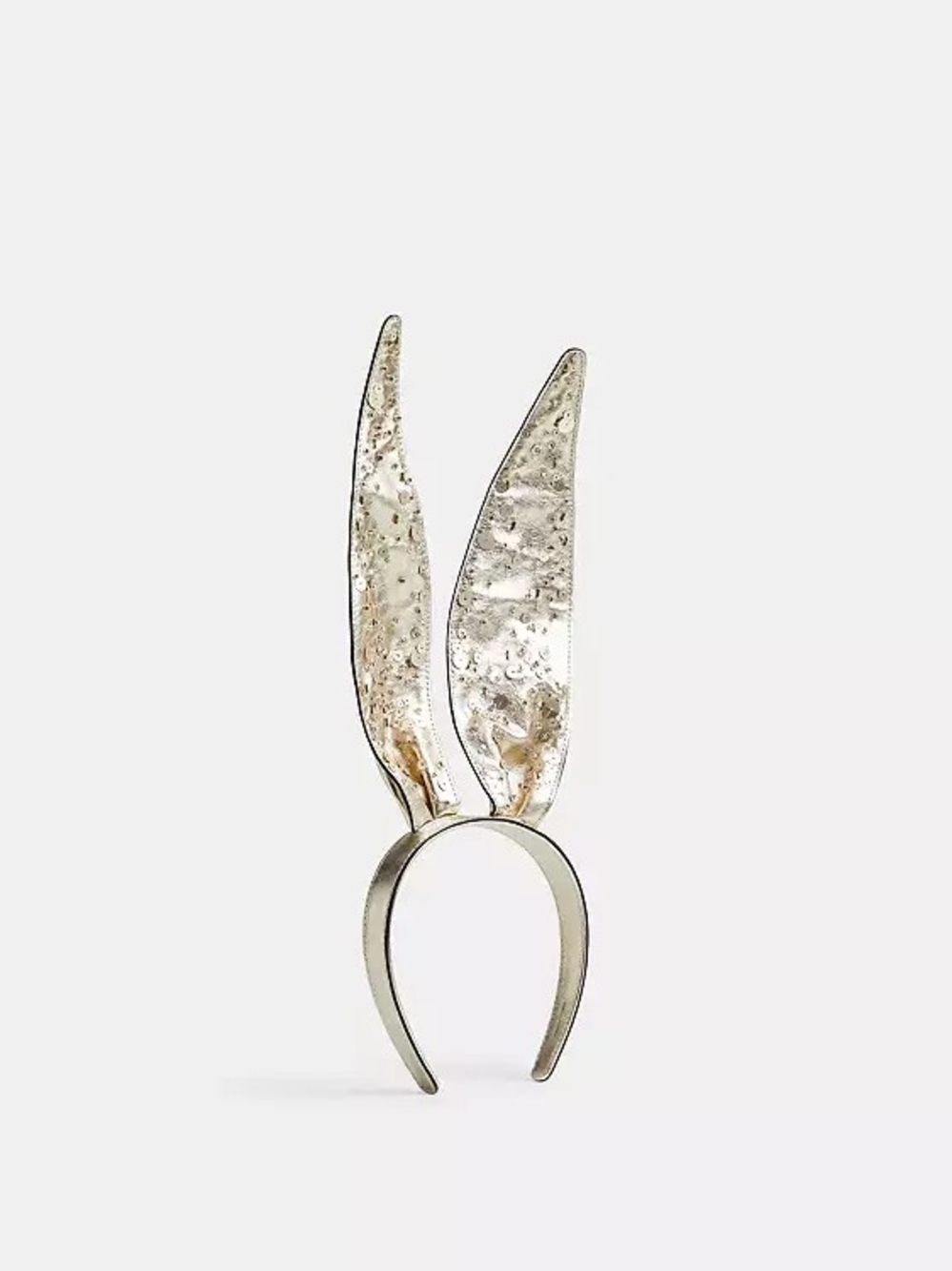COACH Leather Bunny Ear Headband